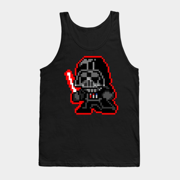 Pixel Dark Lord Tank Top by RetroPixelWorld